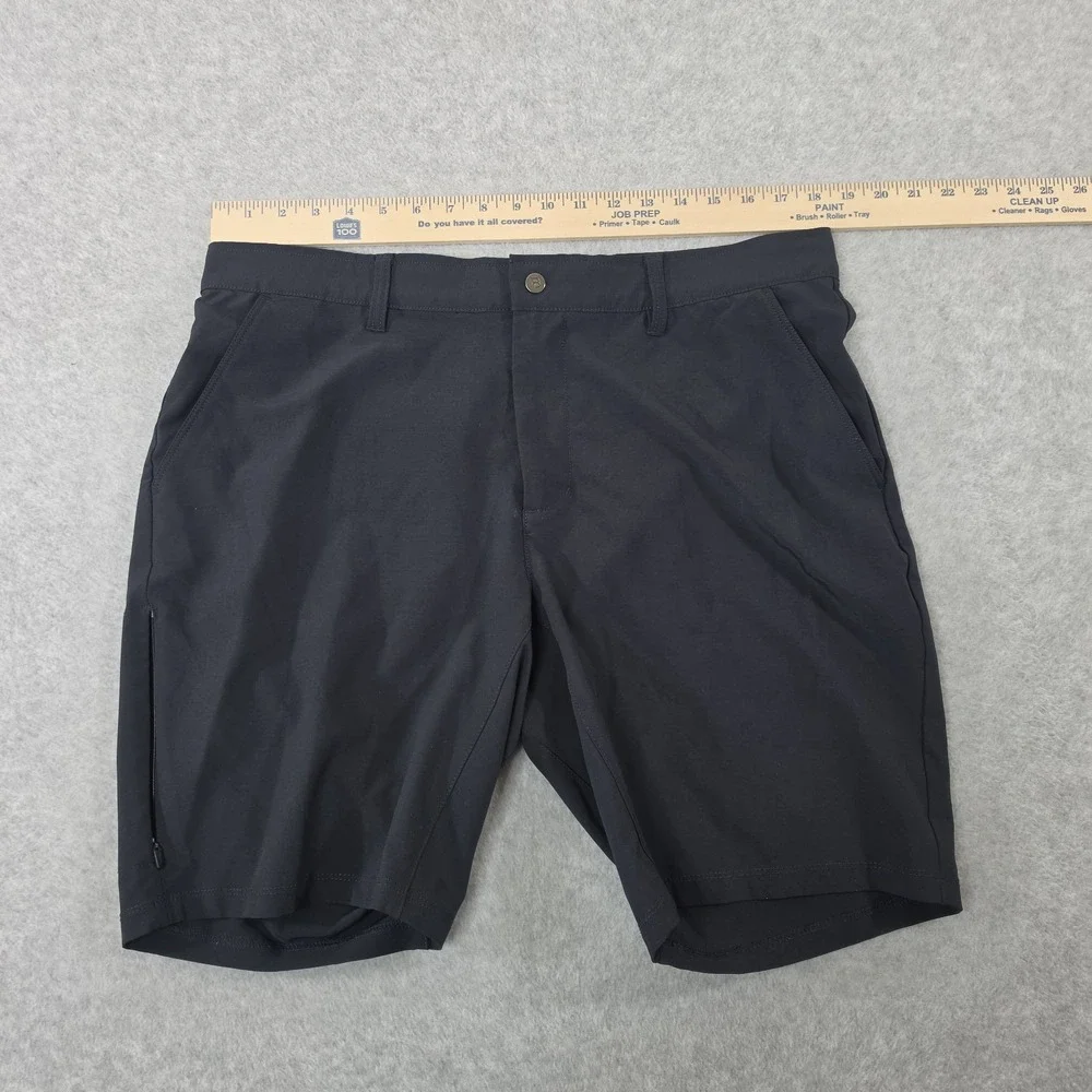BYLT Shorts Mens 36X9 Black Kinetic Performance Stretch Golf Casual Chino Basics